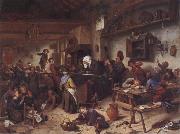 Jan Steen A Shool for boys and girls France oil painting artist